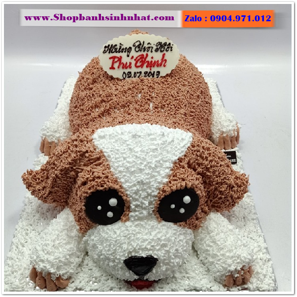 bánh kem con chó ở quận 10