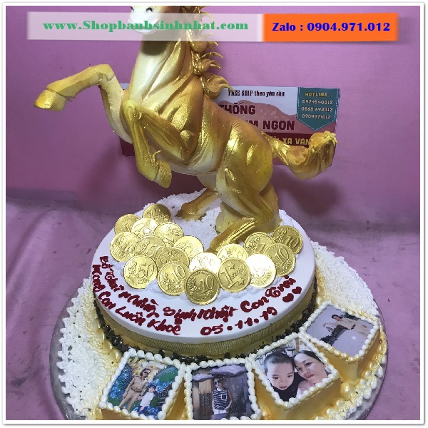 bánh kem con ngựa ở an giang