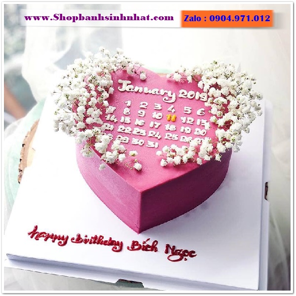 bánh kem cuốn lịch ở quận phú nhuận