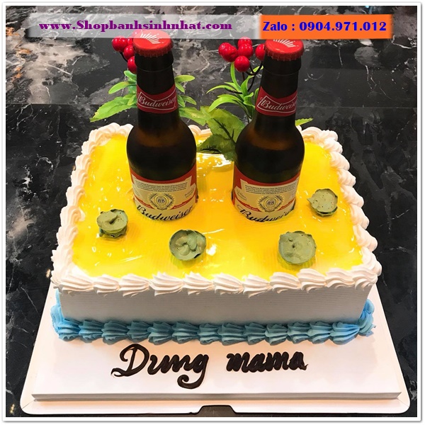 bánh kem chai bia ở quận 10