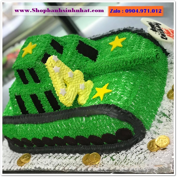 bánh kem xe tăng ở quảng nam