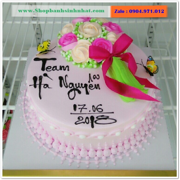 bánh kem theo mẫu ở ninh bình