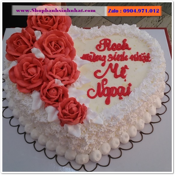bánh sinh nhật hình trái tim ở quận phú nhuận