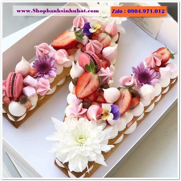 bánh kem chữ số ở an giang