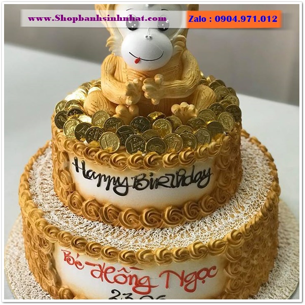 bánh kem con khỉ ở an giang