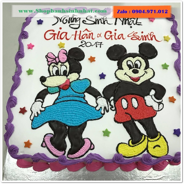 bánh kem hoạt hình ở huyện cần giờ