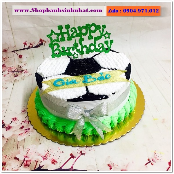 bánh kem hình trái bóng ở an giang