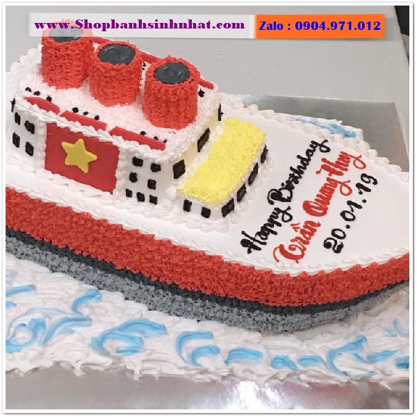 bánh kem thuyền ở an giang