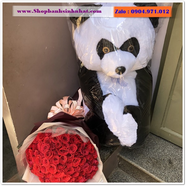 gấu bông và hoa tươi ở quảng nam