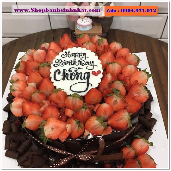 bánh kem dâu tây ở huyện cần giờ