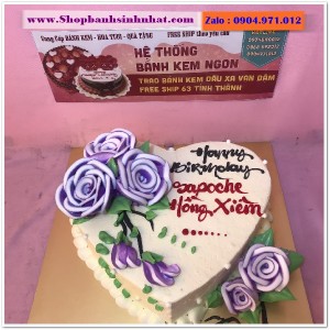 bánh kem tại bến cát