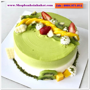 Mẫu Bánh Sinh Nhật Matcha Trà Xanh