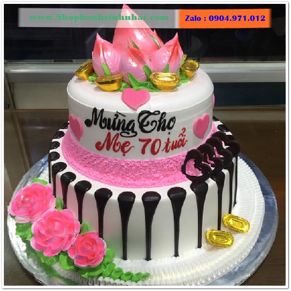 bánh kem mừng thọ ở an giang