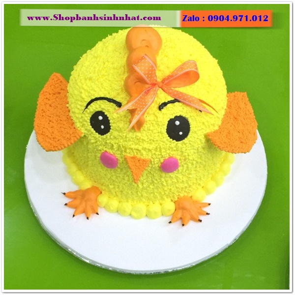 bánh kem con gà ở bình phước