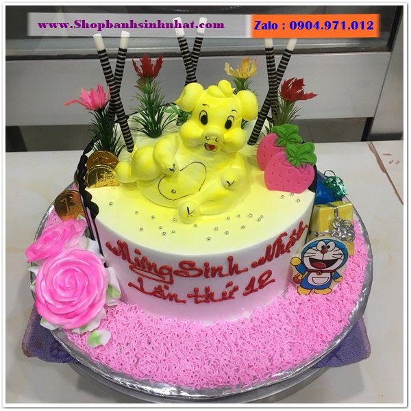 bánh kem con heo ở vũng tàu