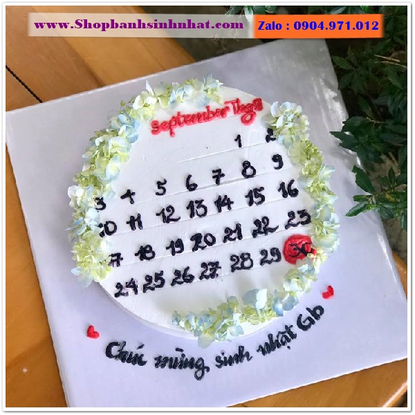 bánh kem cuốn lịch ở vũng tàu