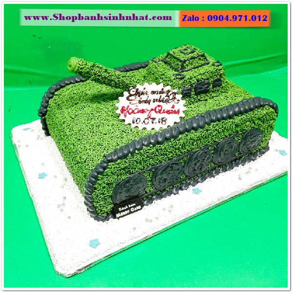 bánh kem xe tăng ở quận bình thạnh