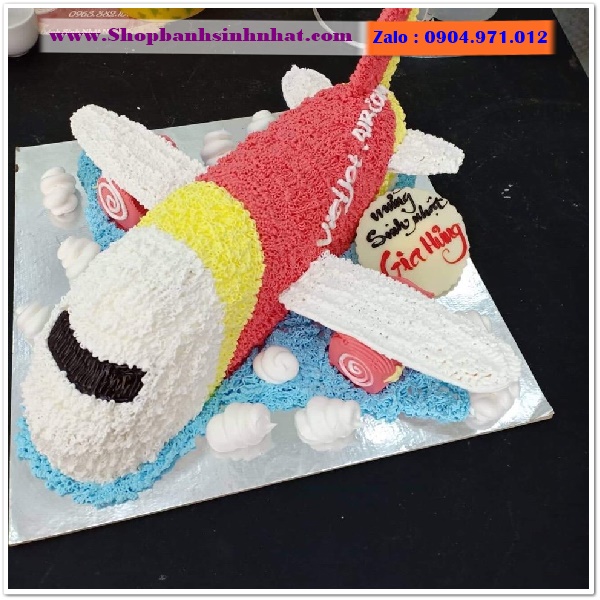bánh kem máy bay ở long an
