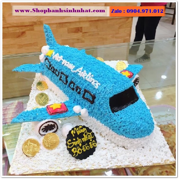 bánh kem máy bay ở bến tre