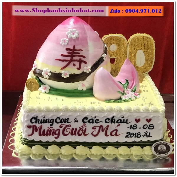 bánh kem mừng thọ ở cao bằng
