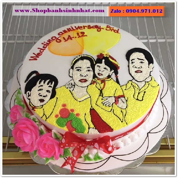bánh kem gia đình ở bình thuận