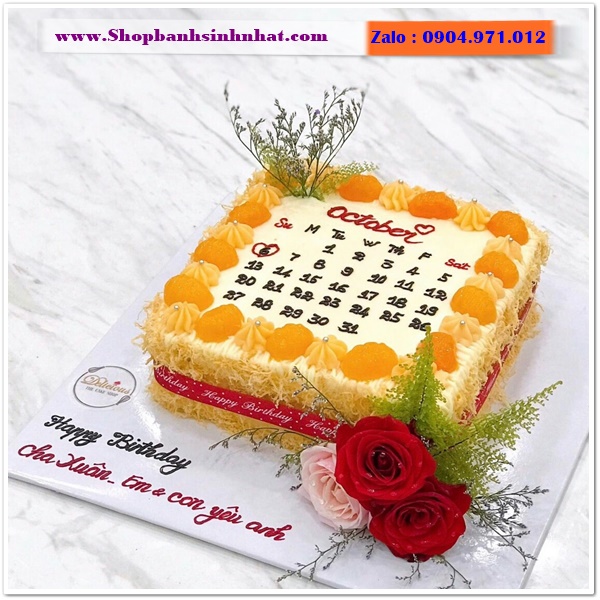 bánh kem tặng sếp ở thái nguyên