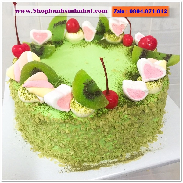 bánh kem trà xanh ở kon tum