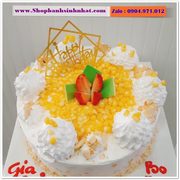 banh kem bap o long an
