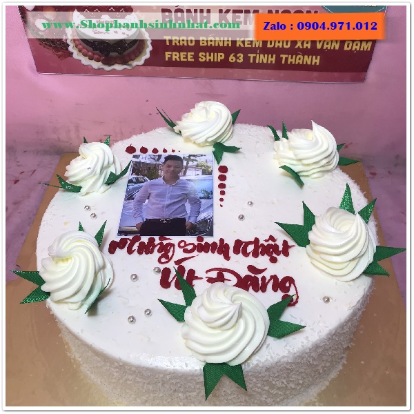 Bánh kem bắp in hình ảnh tại quận 1