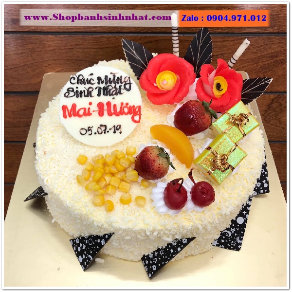 bánh kem bắp ở lai châu