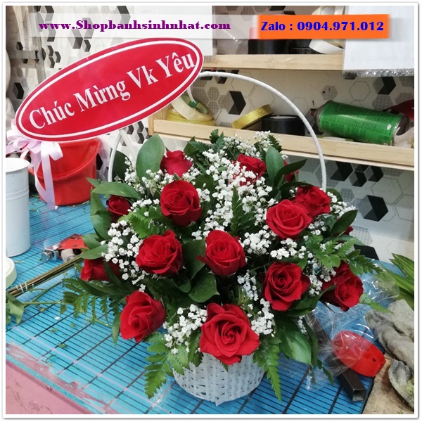 giỏ hoa tươi ở bắc giang