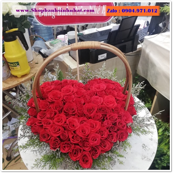 giỏ hoa tươi ở thái bình