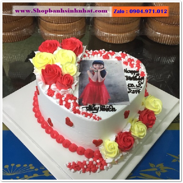 shop bánh kem trái tim ở bắc giang
