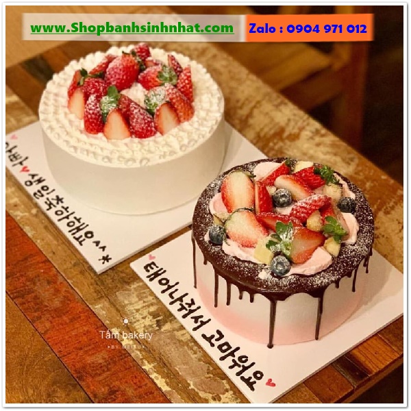 bánh kem trái cây ở cao bằng