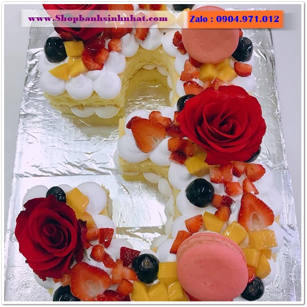bánh kem sinh nhật chữ số ở quận 6