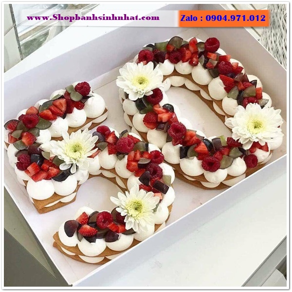 bánh kem chữ số ở quận tân bình