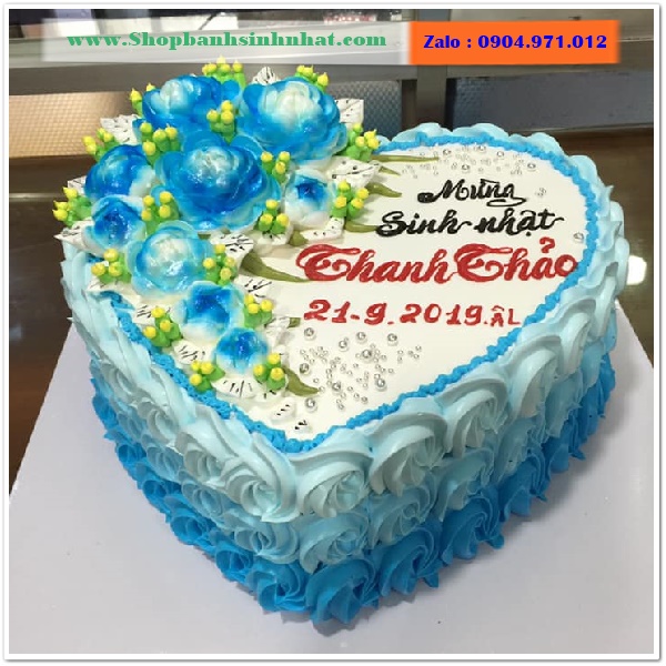 bánh kem hình trái tim ở quận bình tân