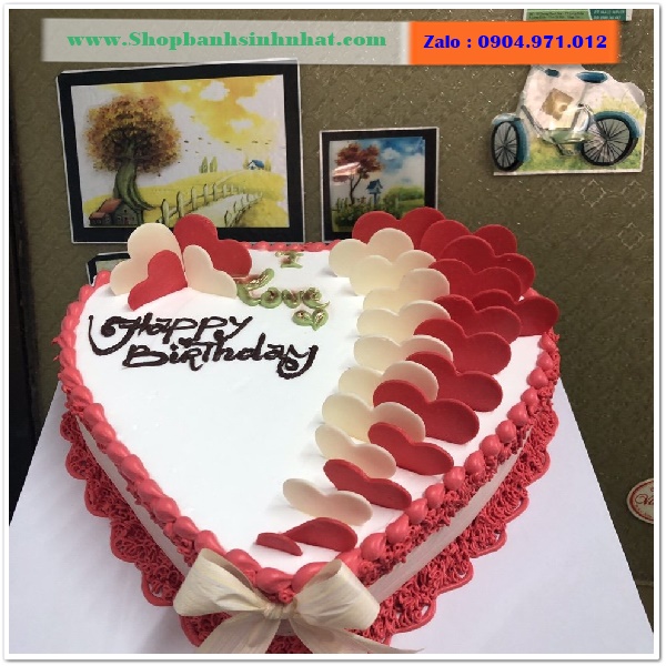 shop bánh kem trái tim ở kon tum