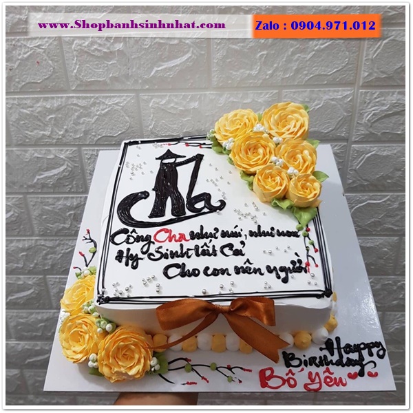 bánh sinh nhật tặng cha ở huyện hóc môn
