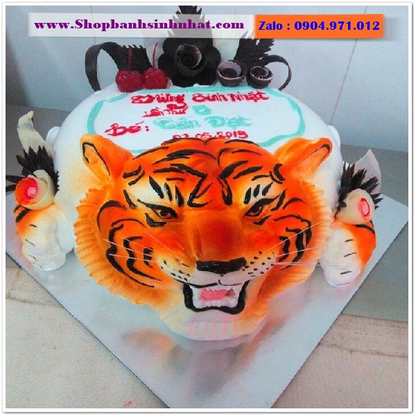 bánh kem con hổ ở đồng nai