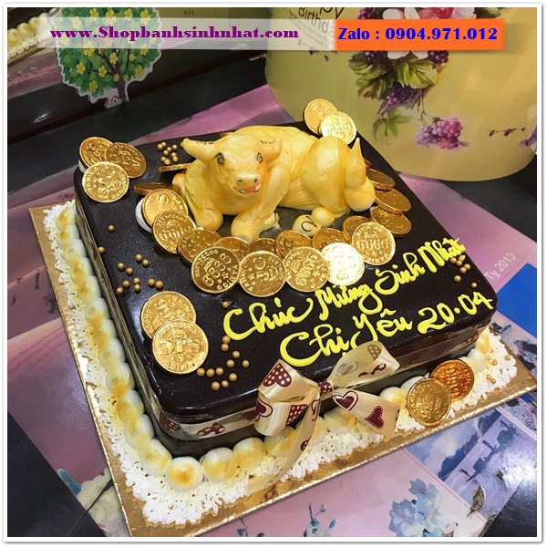 bánh kem con trâu ở bình thuận