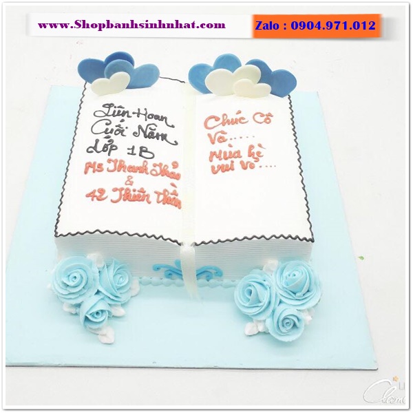 bánh kem cuốn sách ở cần thơ