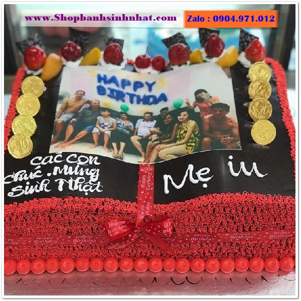 bánh kem cuốn sách ở bắc giang