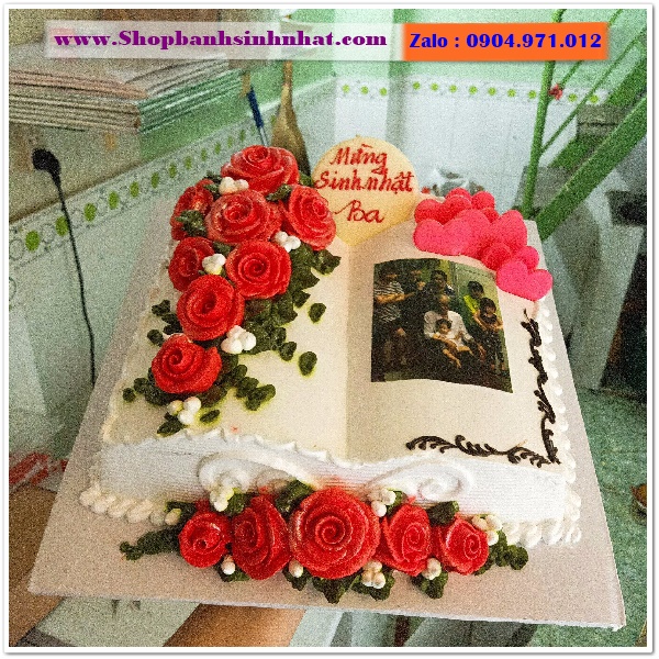 bánh kem cuốn sách ở hải phòng