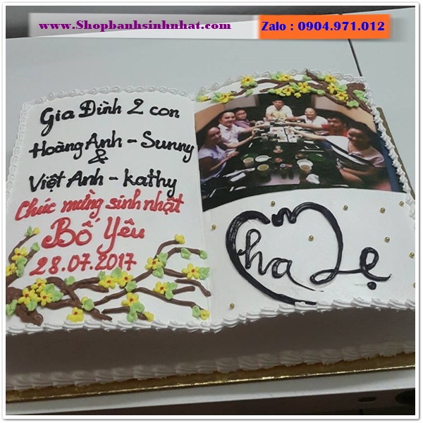 bánh kem cuốn sách ở quận 6