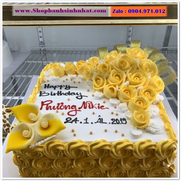 bánh kem hình vuông ở bình dương