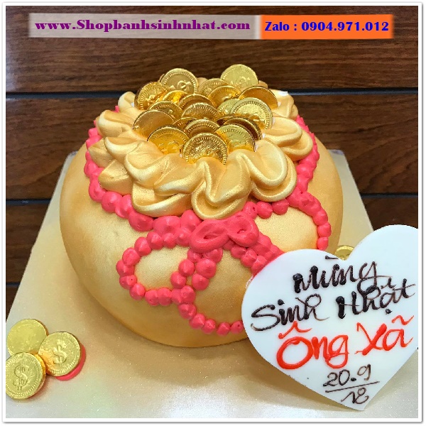 bánh kem hũ vàng ở hòa bình