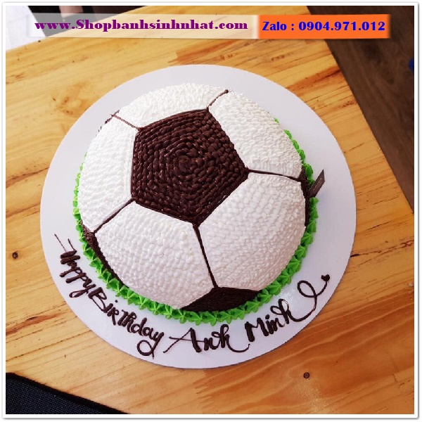 bánh kem hình trái bóng ở khánh hòa