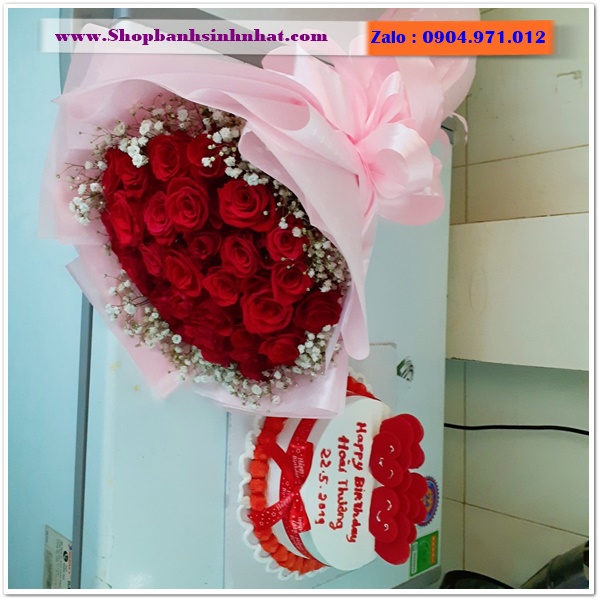 combo bánh và hoa tươi ở huyện củ chi
