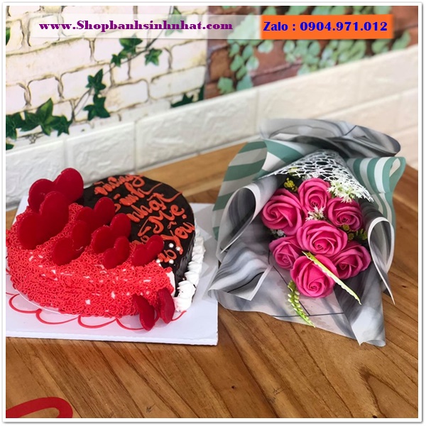 bánh kem và hoa tươi ở hà tĩnh